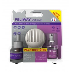 Feliway Optimum Kit complet + spray 20 ml - JungleVet