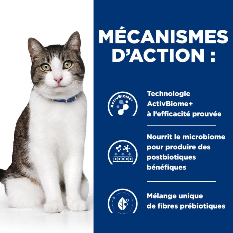 Hill's prescription diet Gastrointestinal Biome Stress pour chat au Poulet - JungleVet Hill's prescription diet Gastrointestinal Biome Stress pour chat au Poulet - JungleVet