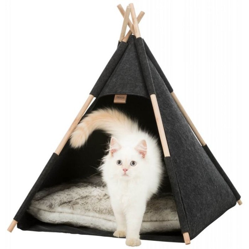 Tipi Trixie gris pour chat - JungleVet Tipi Trixie gris pour chat - JungleVet