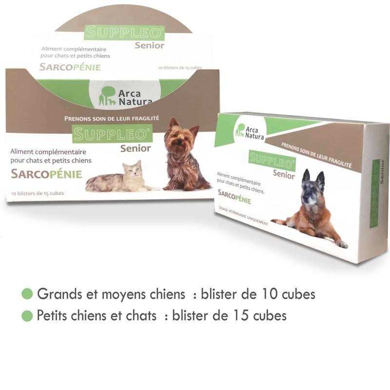 Suppléo Senior Sarcopénie pour chien et chat - JungleVet Suppléo Senior Sarcopénie pour chien et chat - JungleVet
