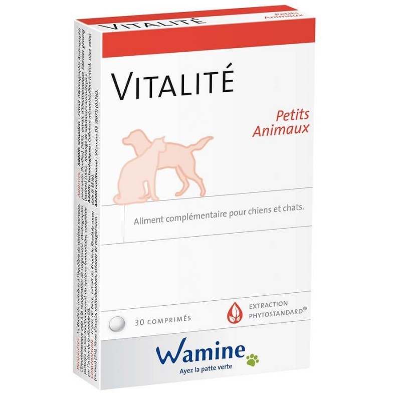 Wamine vitalité - Boite de 30 comprimés - JungleVet Wamine vitalité - Boite de 30 comprimés - JungleVet