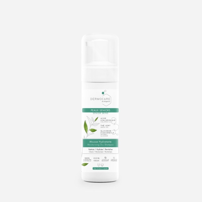 Shampoing mousse Biogance Dermocare Hydratante flacon de 200 ml - JungleVet Shampoing mousse Biogance Dermocare Hydratante flacon de 200 ml - JungleVet