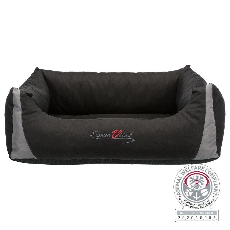 Corbeille Trixie Samoa Vital à mémoire de forme noir - JungleVet Corbeille Trixie Samoa Vital à mémoire de forme noir - JungleVet