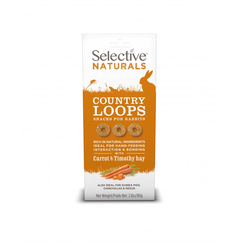 Science Selective Friandises Naturals Country Loops 4 x 80 g - JungleVet Science Selective Friandises Naturals Country Loops 4 x 80 g - JungleVet