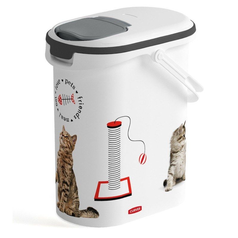 Conteneur à croquettes Curver pour chat - JungleVet Conteneur à croquettes Curver pour chat - JungleVet