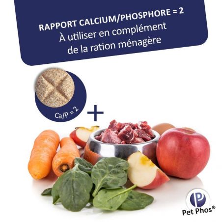 Pet Phos canin Croissance Ca/P 2 chiens
