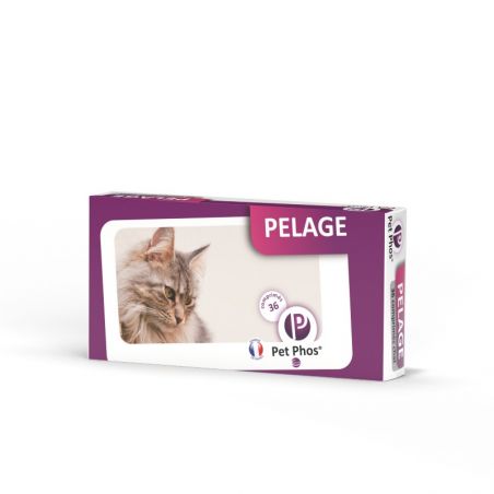 Pet Phos pelage chat Boite de 36 comprimés Pet Phos pelage chat Boite de 36 comprimés