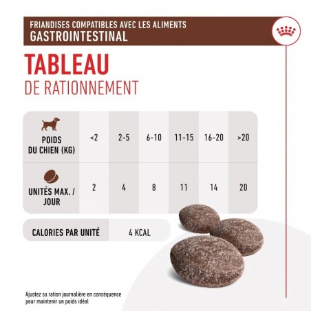 Royal Canin Dog Gastrointestinal Treats sachet de 230 g - JungleVet Royal Canin Dog Gastrointestinal Treats sachet de 230 g - JungleVet