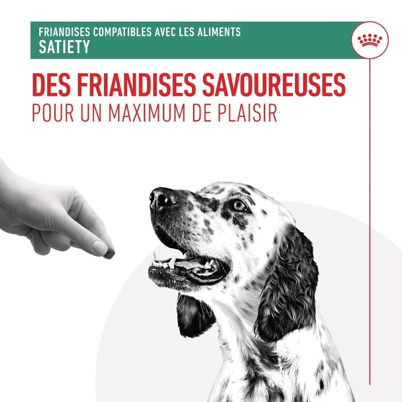 Royal Canin Satiety Treats pour chien sachet de 230g - JungleVet Royal Canin Satiety Treats pour chien sachet de 230g - JungleVet