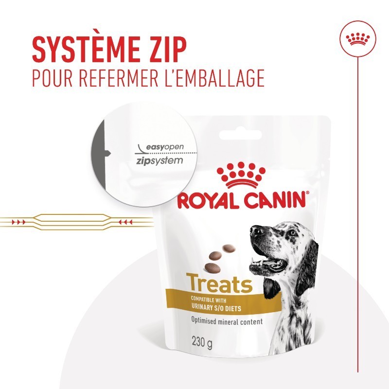 Royal Canin Urinary Treats pour chien sachet de 230g - JungleVet Royal Canin Urinary Treats pour chien sachet de 230g - JungleVet