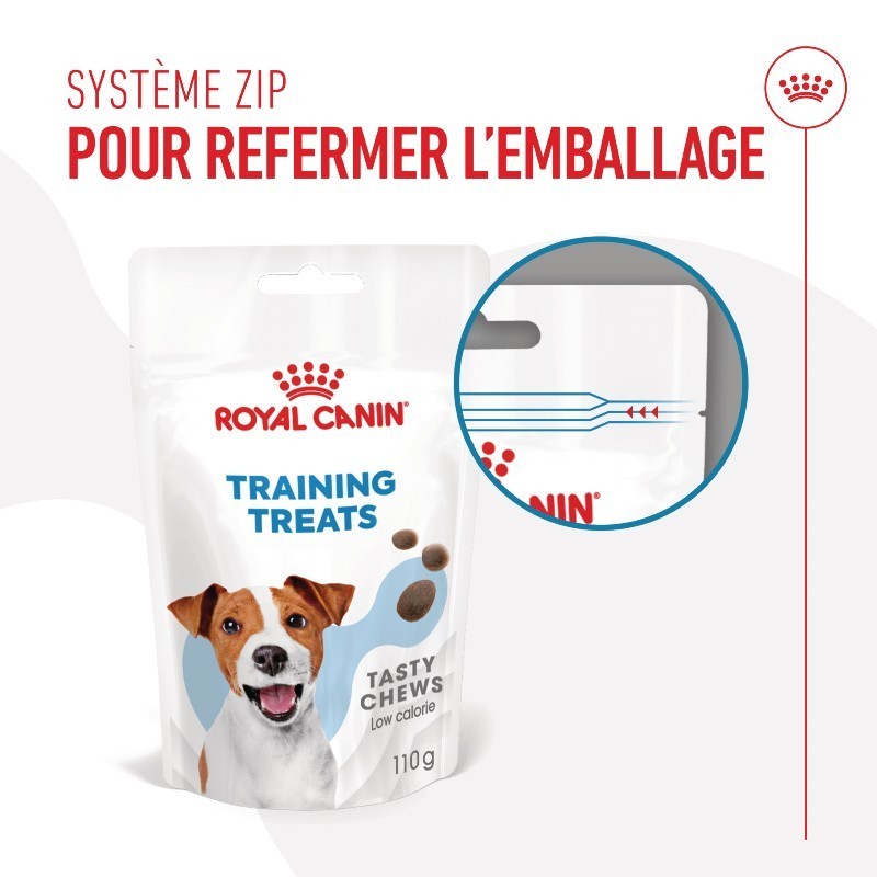 Royal Canin Training Treats Pour chien sachet de 110g - JungleVet Royal Canin Training Treats Pour chien sachet de 110g - JungleVet
