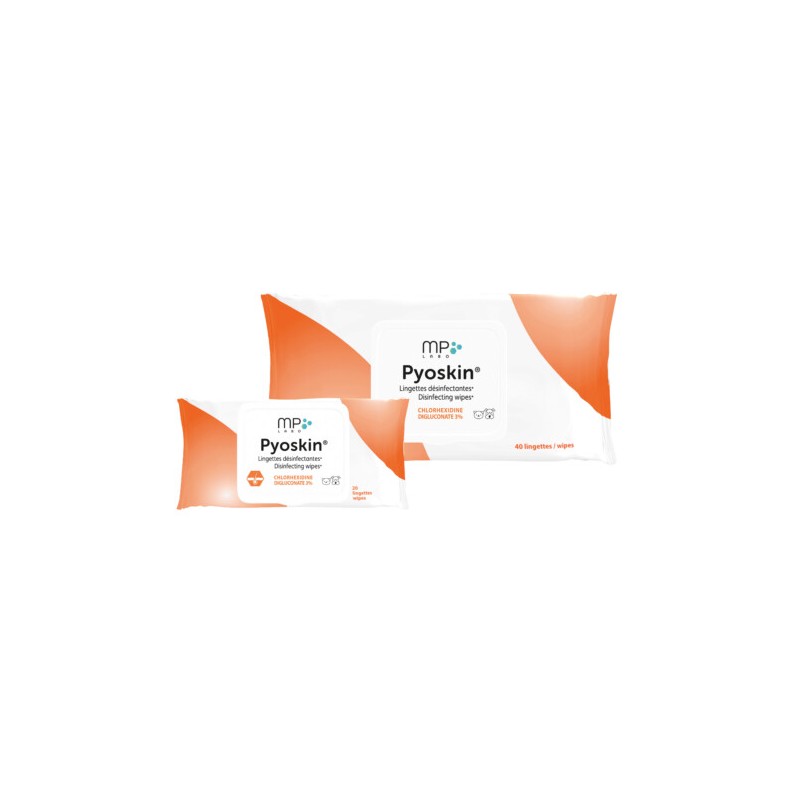 Lingettes Pyoskin Wipes - JungleVet Lingettes Pyoskin Wipes - JungleVet