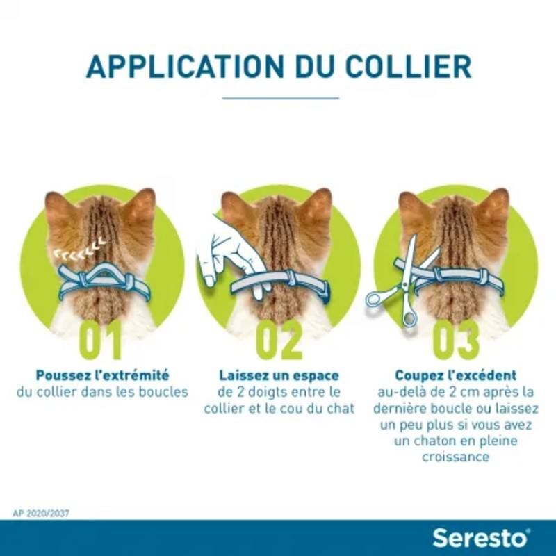 Collier Seresto pour chats