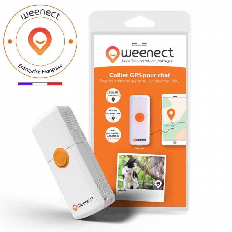Collier GPS Weenect Cats 2 - JungleVet Collier GPS Weenect Cats 2 - JungleVet