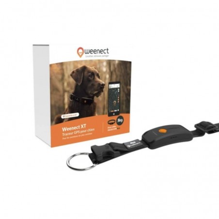 GPS Weenect XT pour chien Noir - JungleVet GPS Weenect XT pour chien Noir - JungleVet