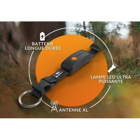 GPS Weenect XT pour chien Noir - JungleVet GPS Weenect XT pour chien Noir - JungleVet