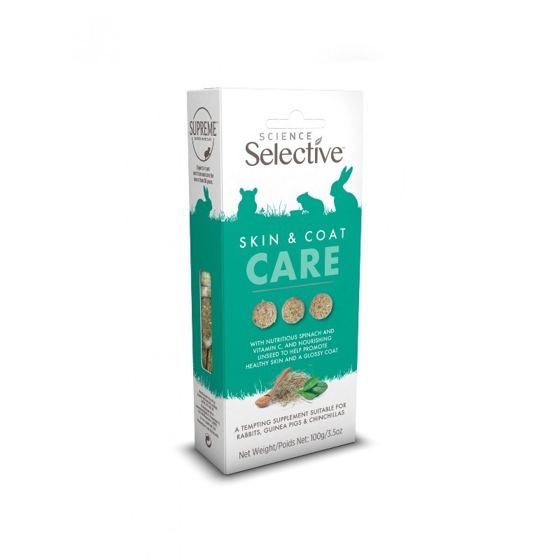 Science Selective Friandises Skin and Coat Care 4 x 100 g - JungleVet Science Selective Friandises Skin and Coat Care 4 x 100 g - JungleVet