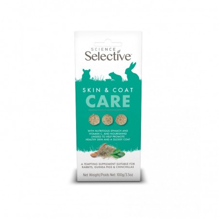 Science Selective Friandises Skin and Coat Care 4 x 100 g - JungleVet Science Selective Friandises Skin and Coat Care 4 x 100 g - JungleVet