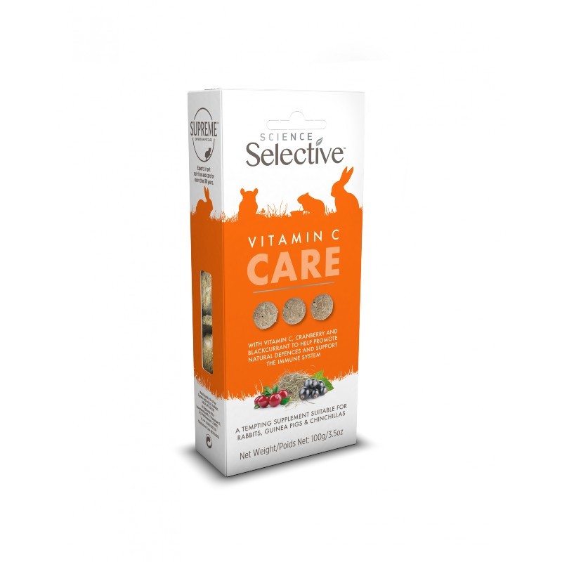Science Selective Friandises Vitamine C Care 4 x 100 g - JungleVet Science Selective Friandises Vitamine C Care 4 x 100 g - JungleVet