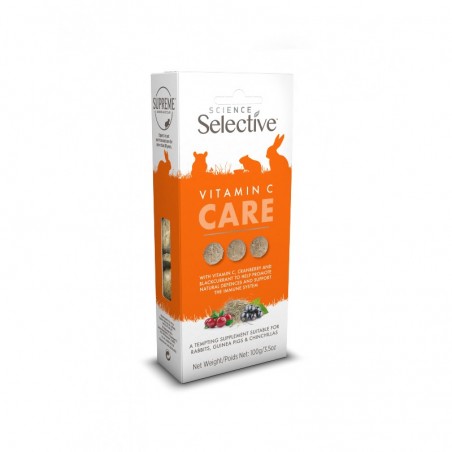 Science Selective Friandises Vitamine C Care 4 x 100 g - JungleVet Science Selective Friandises Vitamine C Care 4 x 100 g - JungleVet