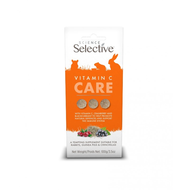 Science Selective Friandises Vitamine C Care 4 x 100 g - JungleVet Science Selective Friandises Vitamine C Care 4 x 100 g - JungleVet