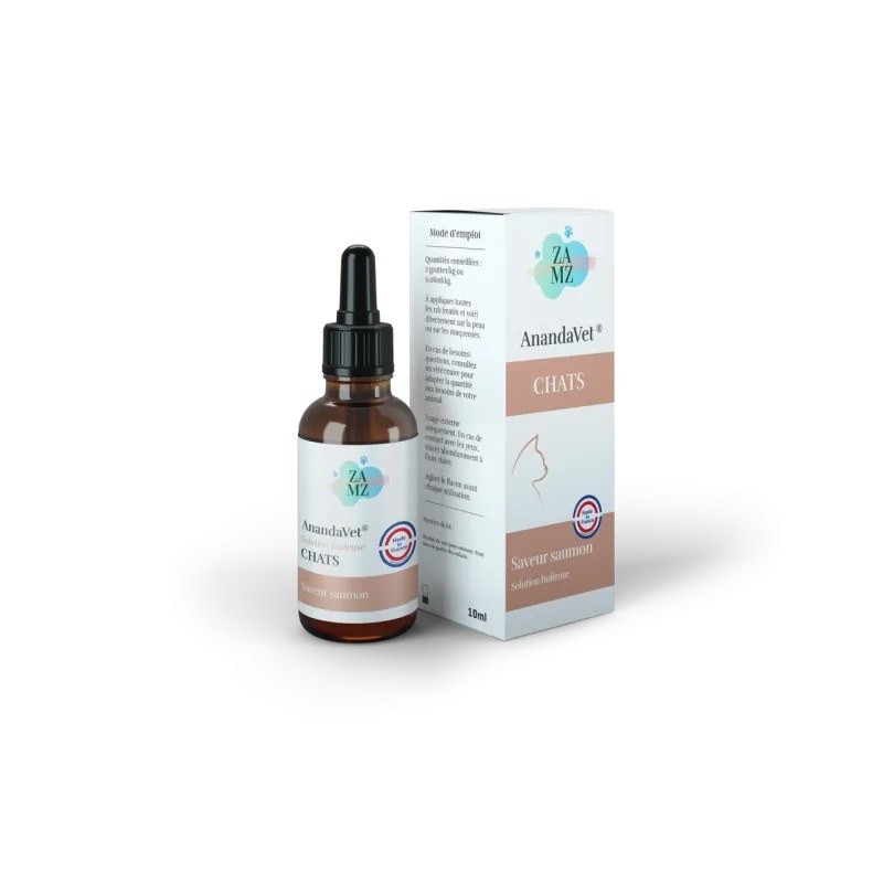 AnandaVet Chat au Saumon flacon de 10 ml - JungleVet AnandaVet Chat au Saumon flacon de 10 ml - JungleVet