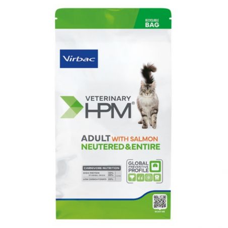 Veterinary HPM Adult Neutered&Entire Cat au saumon - JungleVet Veterinary HPM Adult Neutered&Entire Cat au saumon - JungleVet