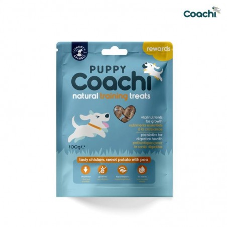 Friandises d'éducation Coachi Puppy Natural Poulet sachet de 100 g - JungleVet Friandises d'éducation Coachi Puppy Natural Poulet sachet de 100 g - JungleVet