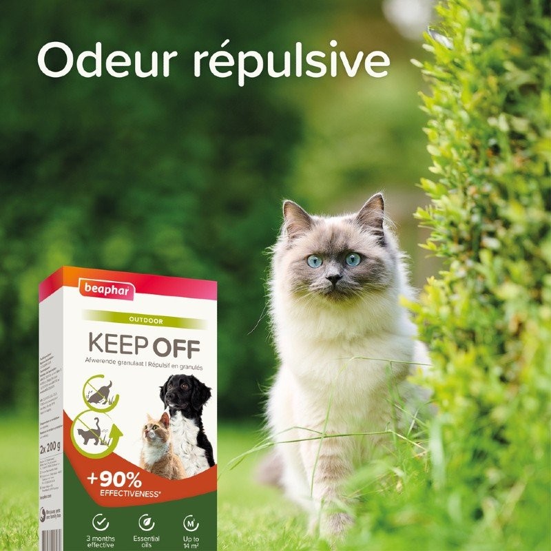 Keep Off Répulsif Outdoor en granulés 2 x 200 g - JungleVet Keep Off Répulsif Outdoor en granulés 2 x 200 g - JungleVet