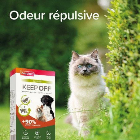 Keep Off Répulsif Outdoor en granulés 2 x 200 g - JungleVet Keep Off Répulsif Outdoor en granulés 2 x 200 g - JungleVet