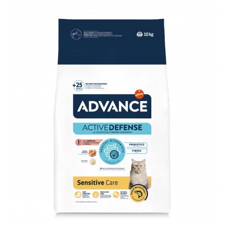 Advance Active Defense Chat Sterilized Sensitive Care Saumon - JungleVet Advance Active Defense Chat Sterilized Sensitive Care Saumon - JungleVet