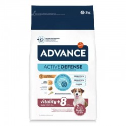 Advance Active Defense Chien Vitality +8 Senior Mini au Poulet sac de 3 kg - JungleVet